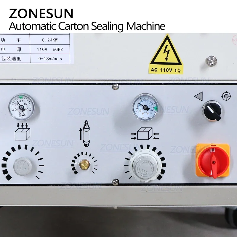 ZONESUN ZS-FKC5040X Self-Adjusting Box Paper Carton Sealing Machine Carton Taping Machine Case Sealer Packaging Machine