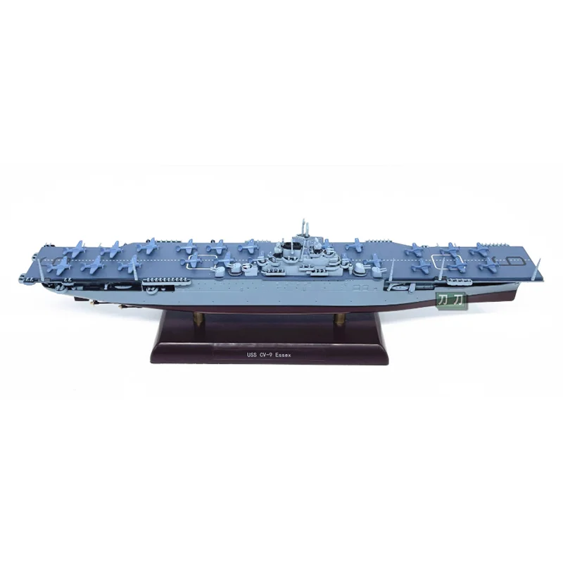 1/1000 Scale USS CV9 CV-9 Essex Alloy Material Ship Model Collectible Decorative Item Gift