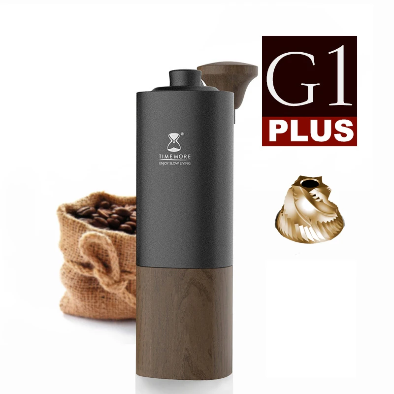 

Timemore Chestnut G1/G1 Plus Manual Coffee Grinder Upgrade Titanium Coating Burr Minimalism Coffee Grinder Pour Over Espresso