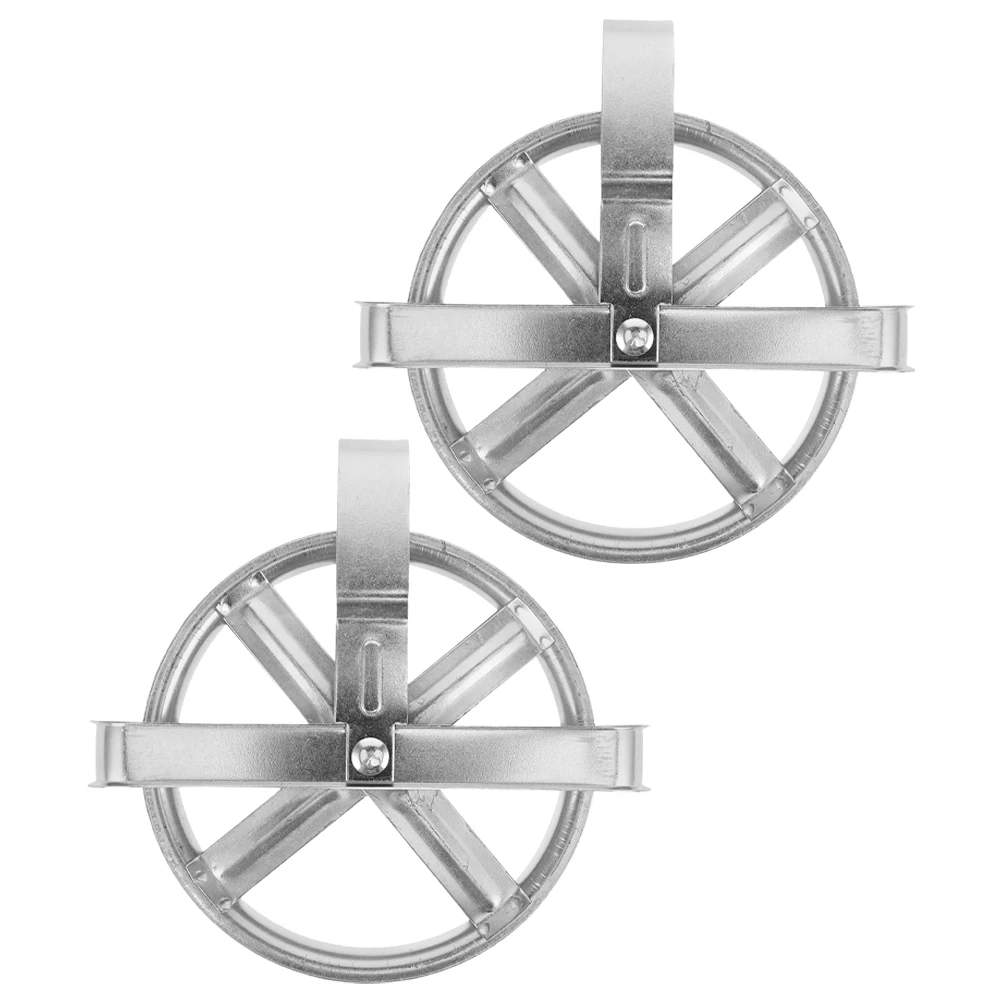 

2Pcs Clothesline Pulley Iron Deep Groove Outdoor Laundry Drying System Rope Kit Wall Cloth Dryer Home Storage