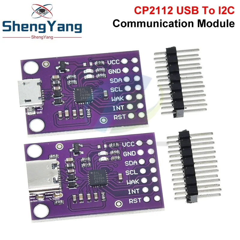 1/3PCS CP2112 Micro/Type-c Debug Board USB To I2C Module For Arduino
