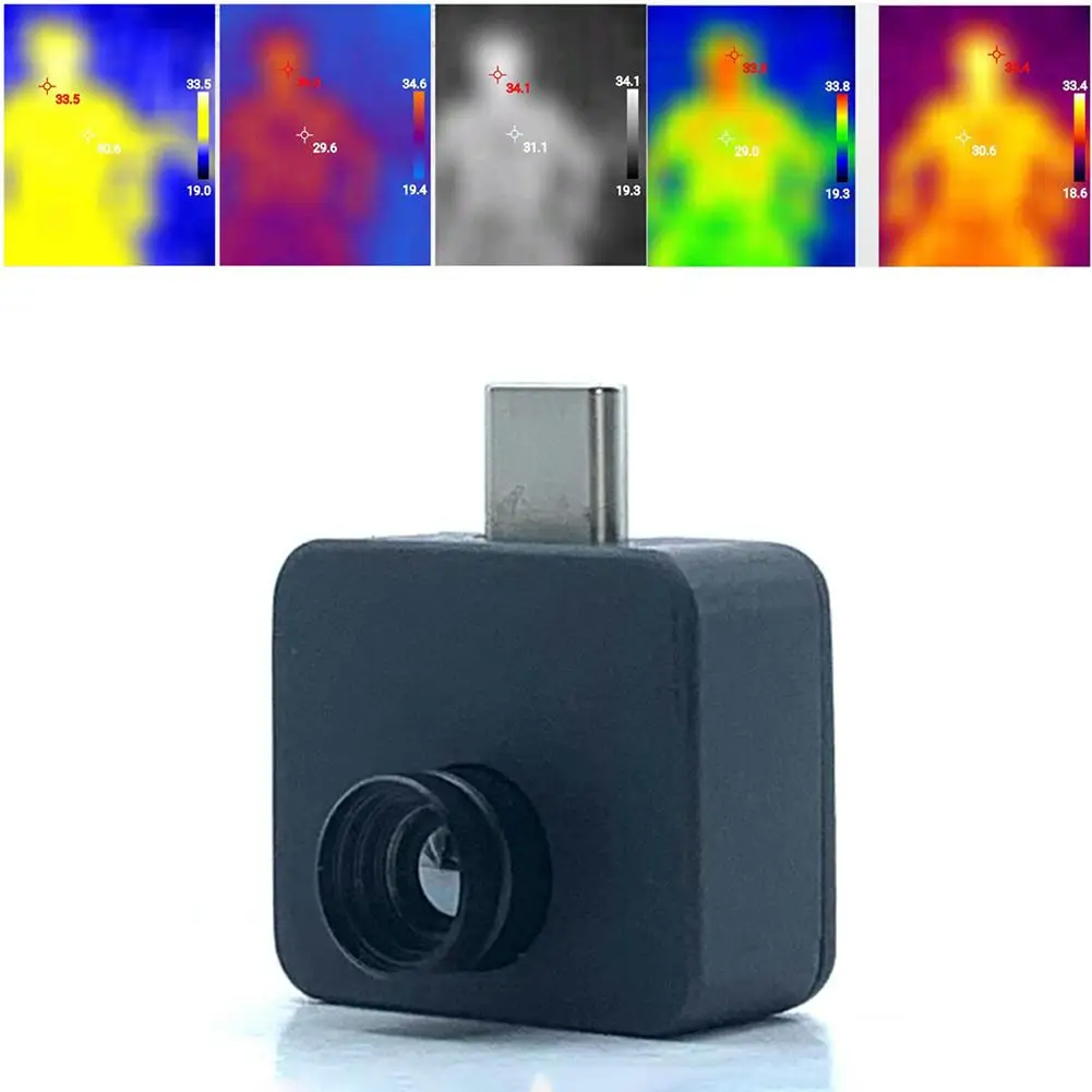  Mobile Thermal Imager -20~1000°C 32*32 Pixels Thermal Imaging Camera For Android 8.0 To 12 Smartphones ﻿ ﻿