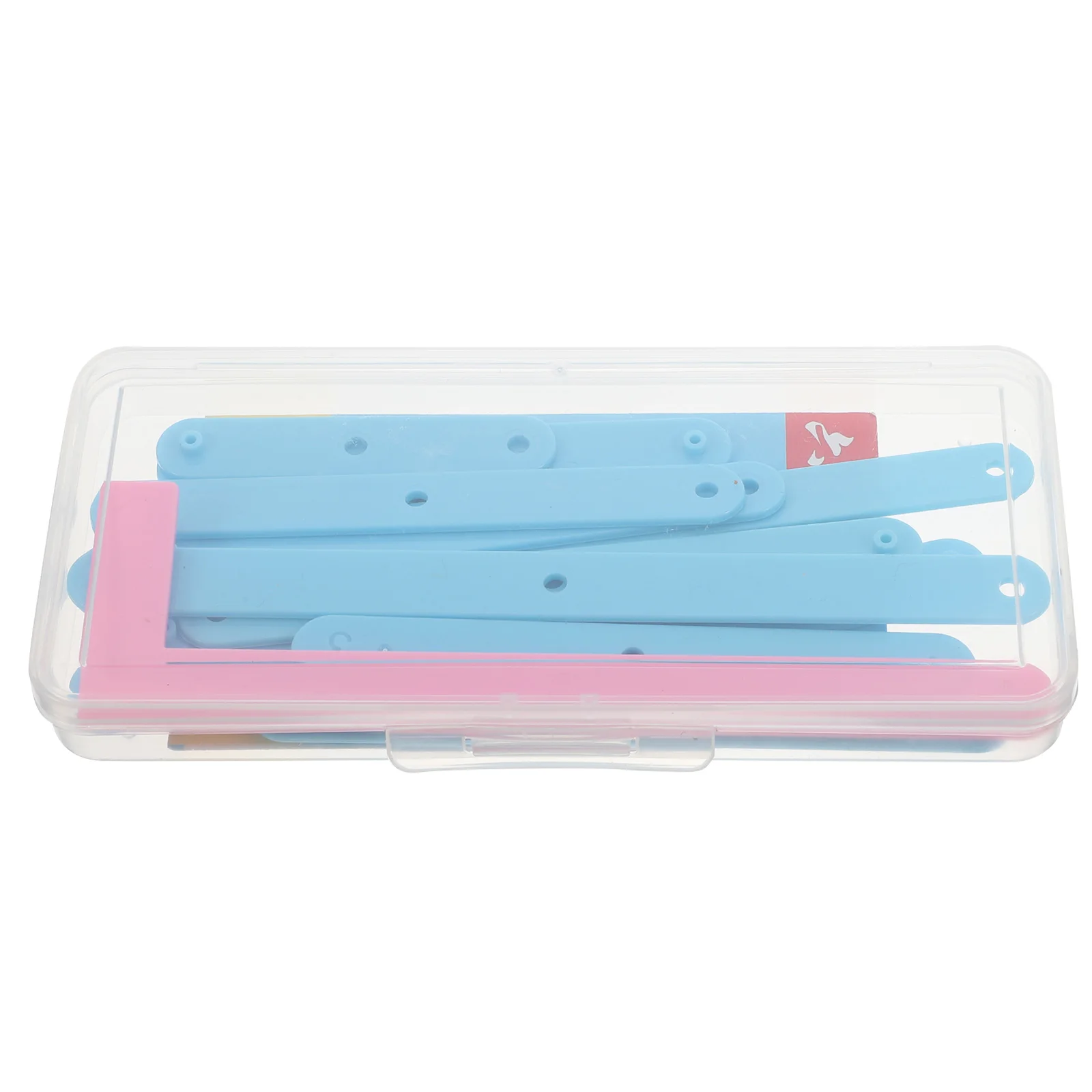 

12 Pcs Polygon Splicing Strip Plastic Teaching Strips Quadrilateral Classroom Tools Primary School