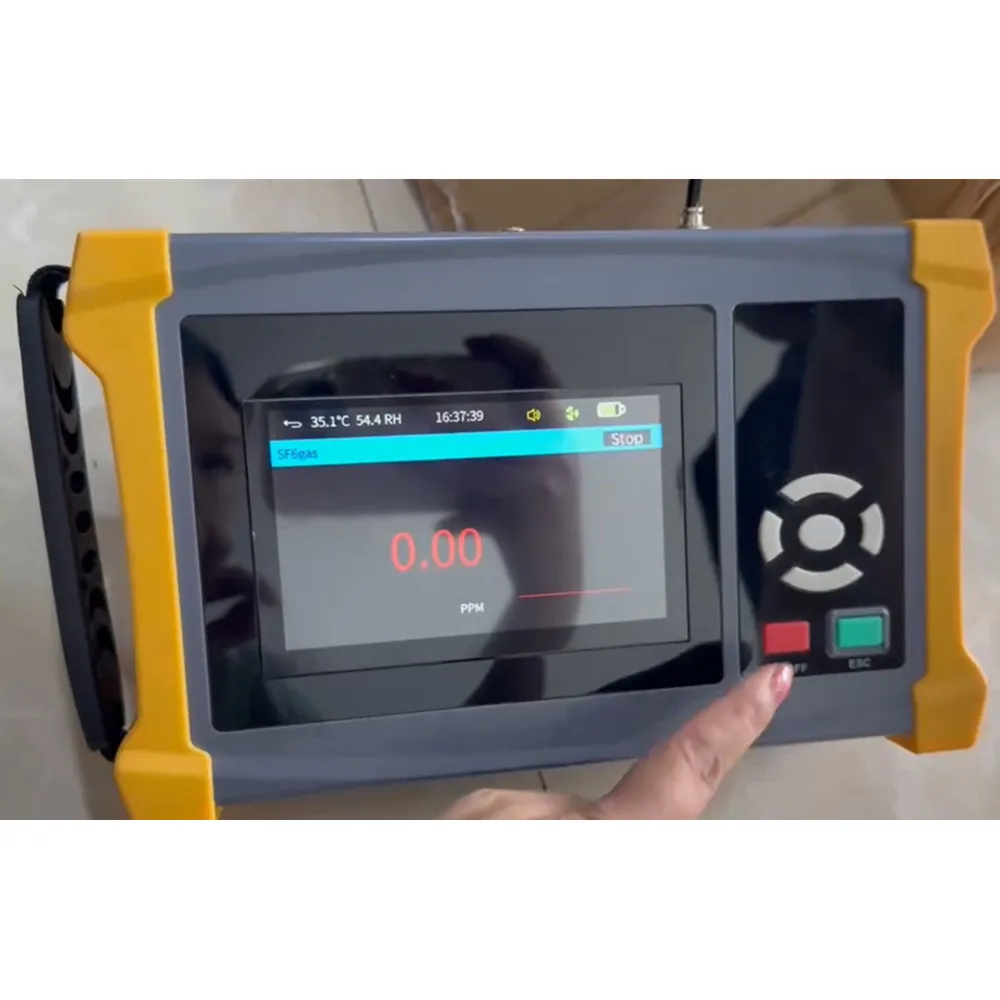 Anti-interference SF6 Gas Leak Detector Handheld  Intelligent Dew Point Meter With Clock Perpetual Calendar Function