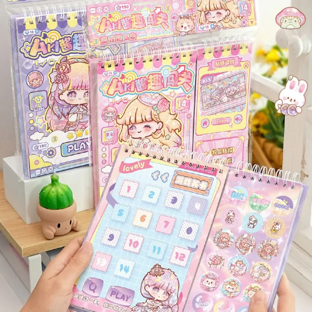 

Мультяшные 3D игровые уровни, наклейки, штабелирование и наклеивание, аксессуары «сделай сам», декоративные игровые наклейки, многоцветные скрапбукинг