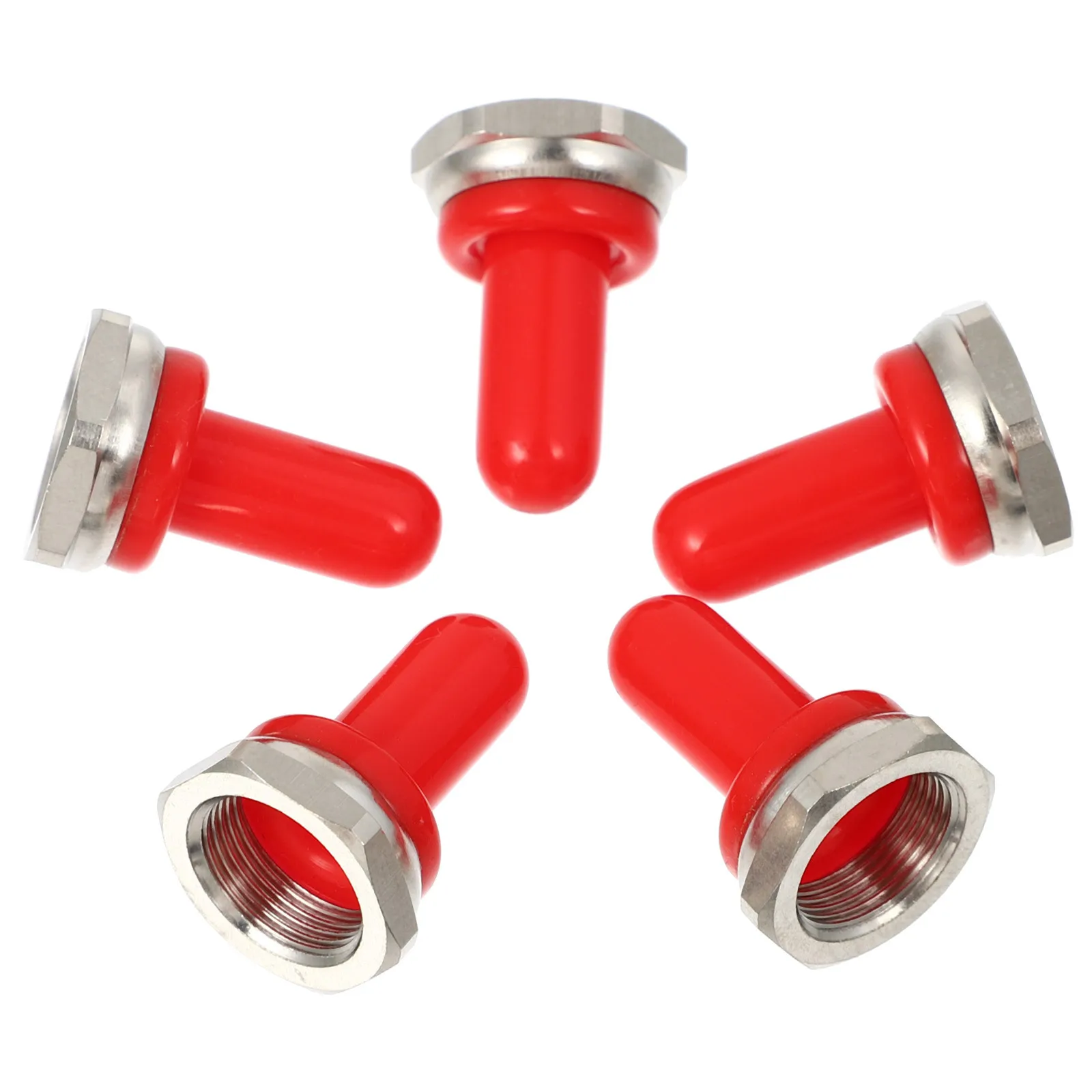 

5Pcs Waterproof Rubber Safety Covers Durable Toggle Protective Caps for Switches Dustproof Protection Caps for Home Office