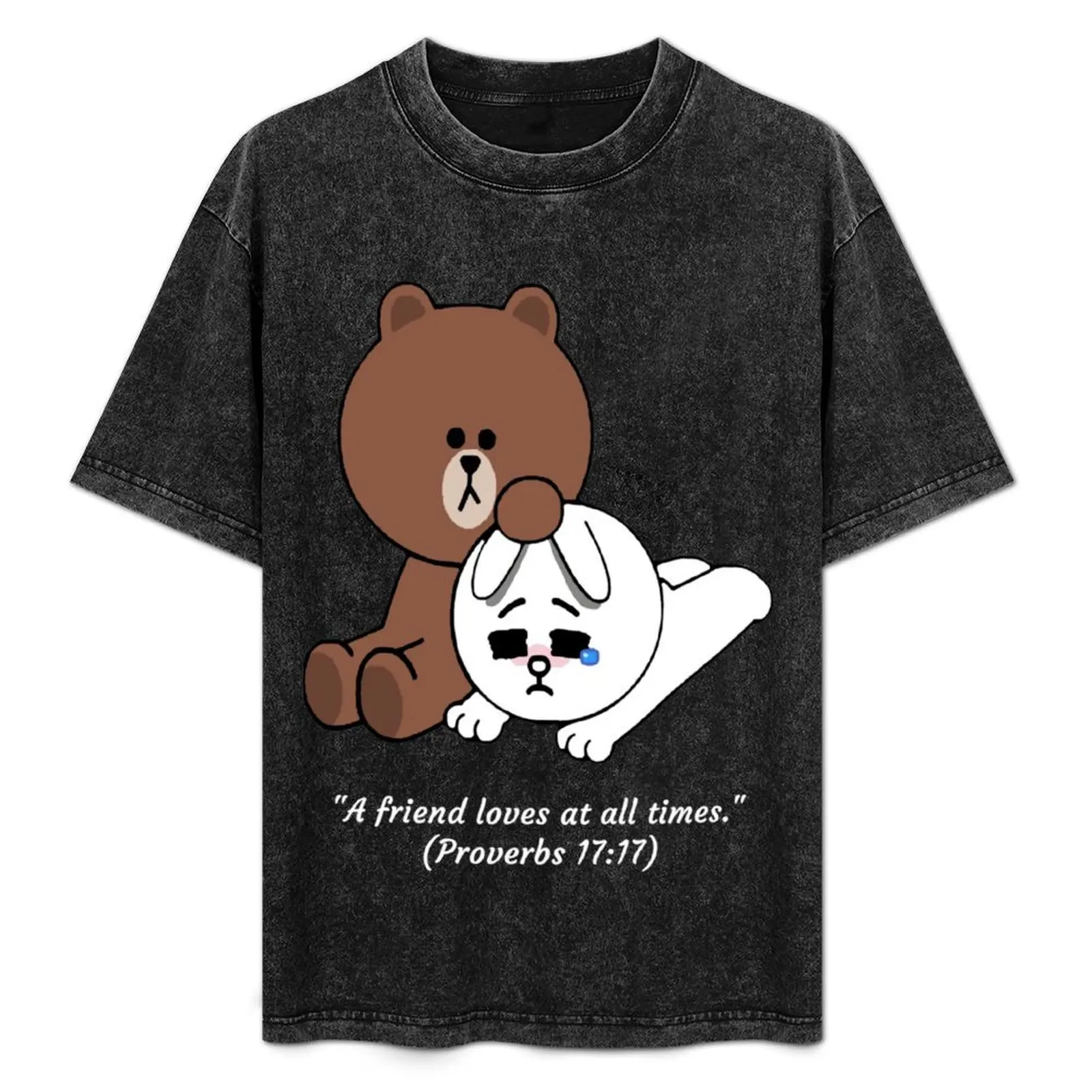 

Brown and Cony Love T-Shirt Aesthetic clothing plus size clothes luxury t-shirt anime shirts men