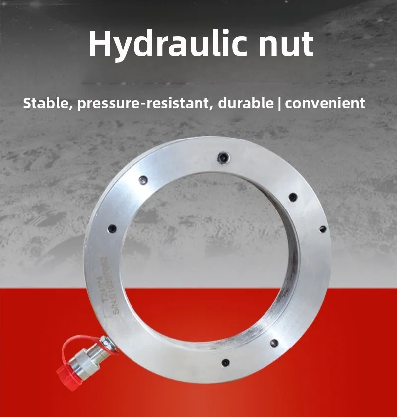 Hydraulic Nut for Bearing Mounting Dismounting Withdrawal Sleeve Adapter Sleeve HMV10 200E Heavy Duty Steel High Pressure