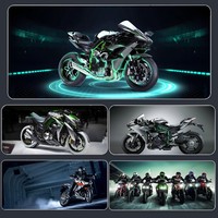 Motorcycle K-Kawasaki Mousepad Large Gaming Mouse Pad LockEdge Thickened Computer Keyboard Table Desk Mat