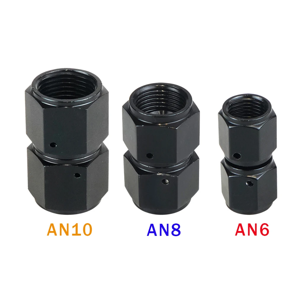 Black Female Straight Swivel Coupler Fitting Easy Assembly And Durable Wide Application
