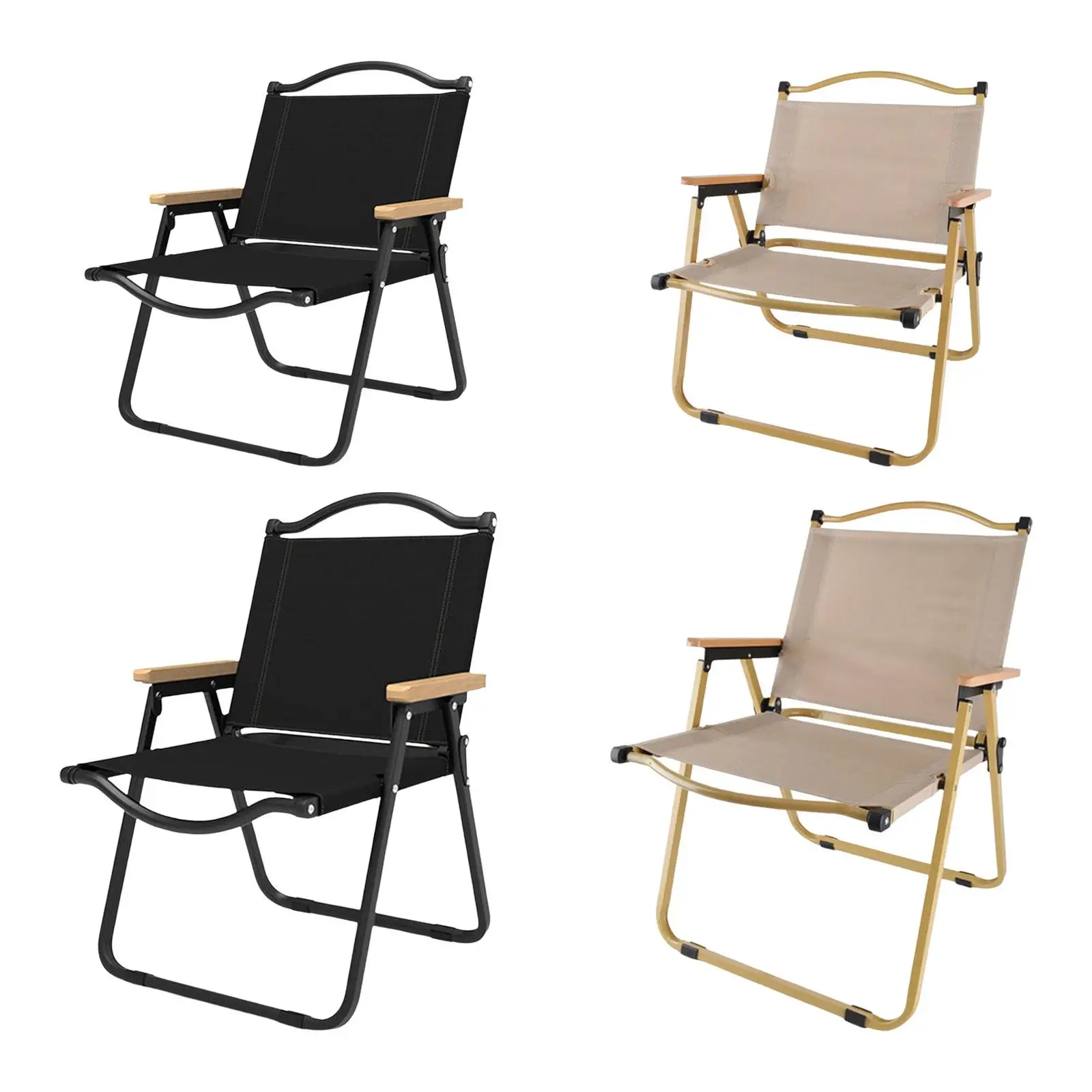 Portable Camping Folding Chair, Heavy Duty Comfortable Stable Practical Hiking Seat for Patio Barbecues Lawn Beach Picnics Portable Camping Folding Chair, Heavy Duty Comfortable Stable Practical Hiking Seat for Patio Barbecues Lawn Beach Picnics