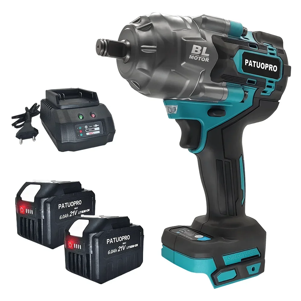 Makita – clé électrique sans balais, couple 2200N.m, clé Rechargeable réglable à 6 vitesses, outils électriques de réparation 1/2 pouces pour batterie 18V