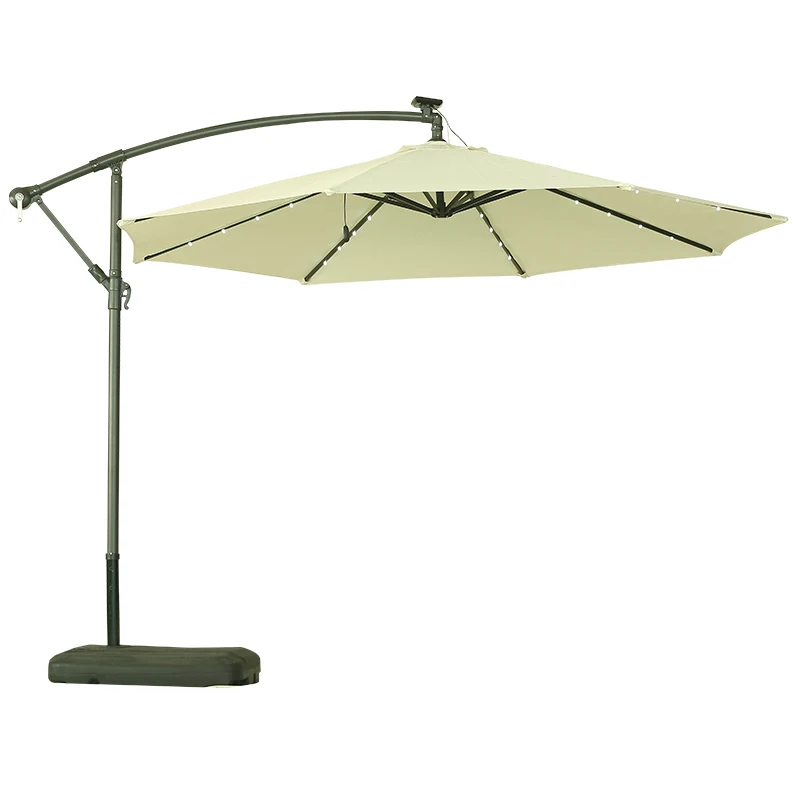 

3M Banana Umbrella with 360 Degree Rotation Outdoor Courtyard Terrace Parasol Ombrellone Giardino