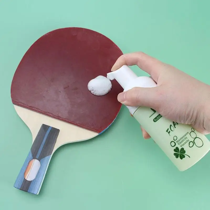 Table Tennis Cleaner Ping-Pong Paddle Foam Detergent 110ml Professional Table Tennis Racket Detergent Agent Rubber Cleaner