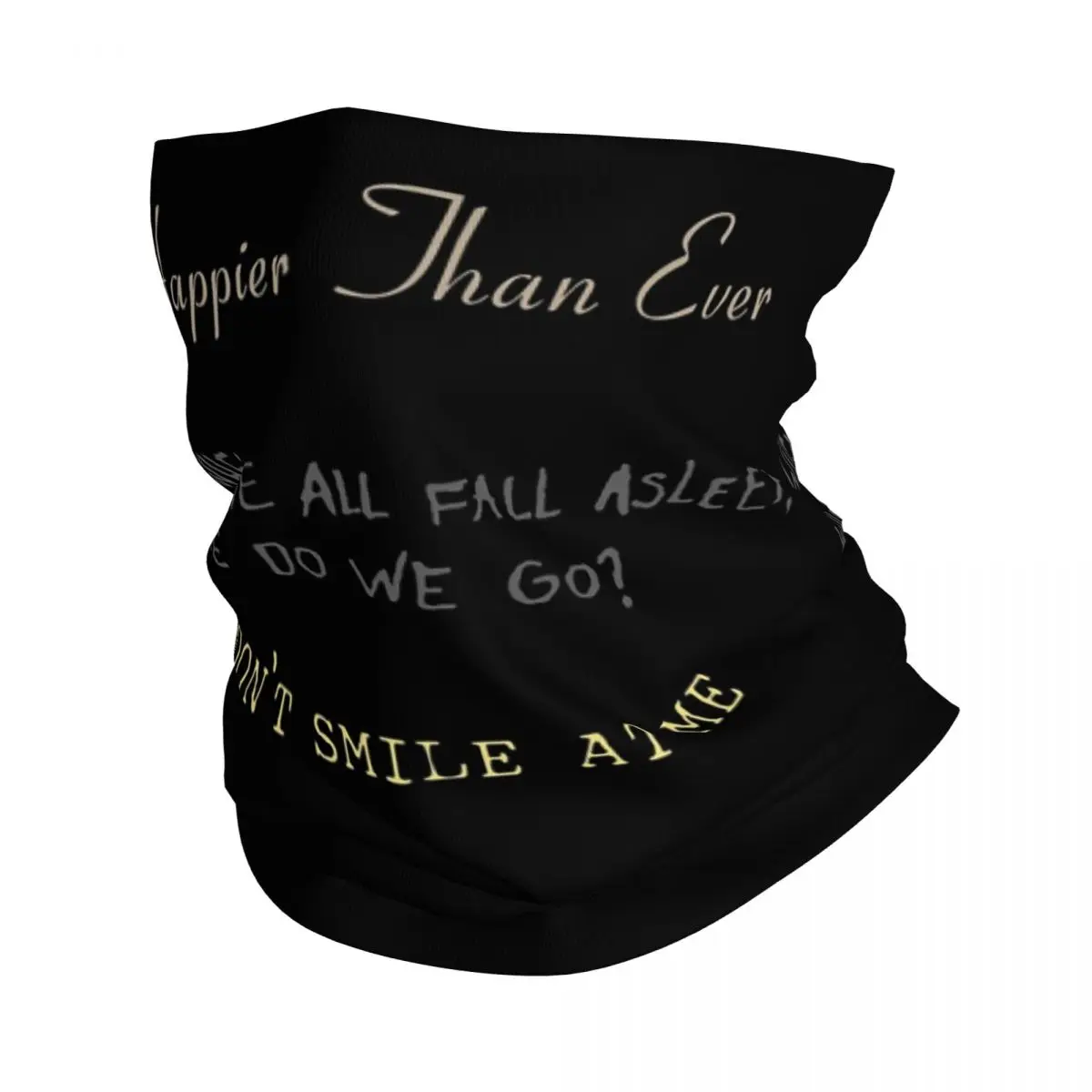 Billie's Albums Bandana Neck Gaiter Printed Wrap Scarf Warm Headwear Outdoor Sports For Men Women Adult Washable