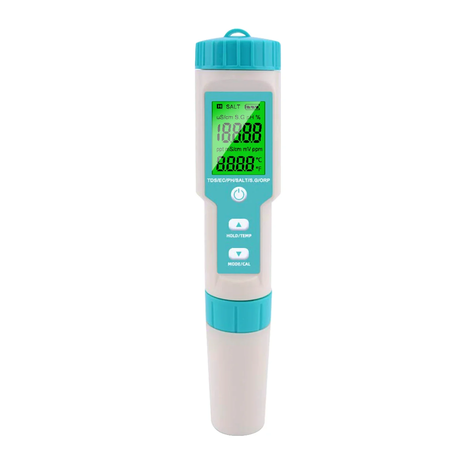 7 In 1 PH Meter Temperature EC CF RH TDS Digital Water Quality Monitor Tester For Drinking Water Test