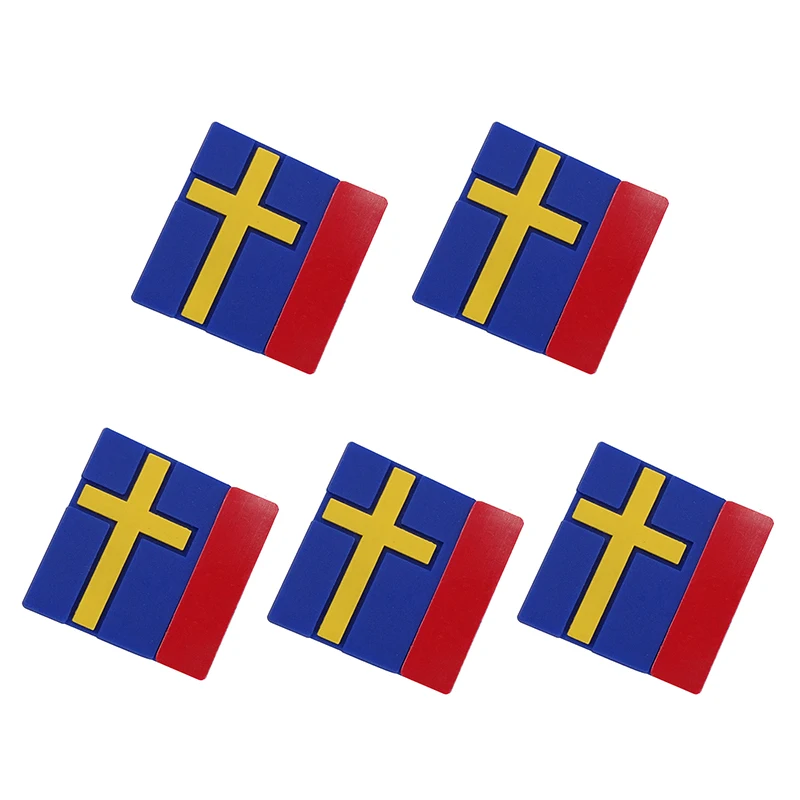 1/5Pcs Car 3D Sticker Sweden Flag Decoration Emblem Car Door Trunk front grille For VOLVO XC40 XC60 XC90 Free Sticker Body Hood view 3