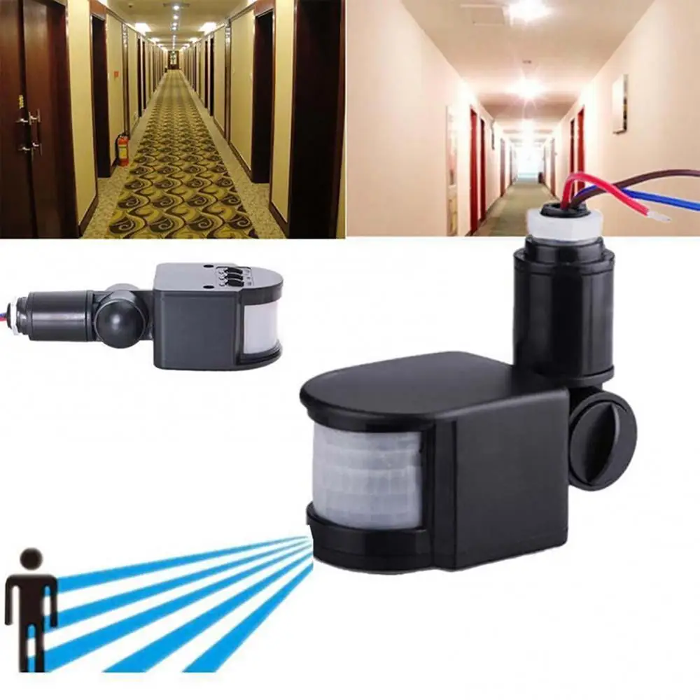 Sensor Infrared Switch PIR Hot Sale 15M AC110V-220V 10-100W Motion Universal Inductive