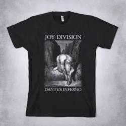 Camiseta de Joy Division para hombre, camisa gótica de Dantes Inferno, Joy Division, Ian, Curtis, Post Punk, Unknown Pleasures