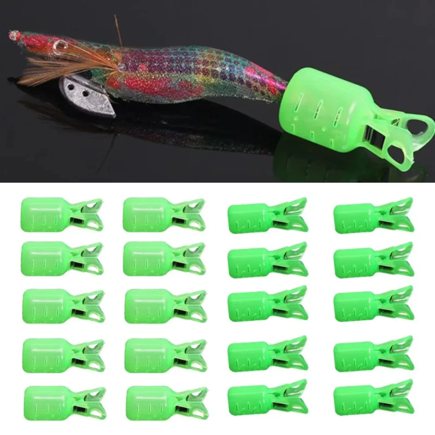 10Pcs/Lot Enhanced Durable and Waterproof Shrimp Umbrella Cover with Improved Protection for Squid Jig - Long-lasting Reliable F