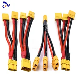 Xt60 Plug T-Plug Parallel 14awg Hoge Temperatuur Bestendige Siliconen Draad Vliegtuig Model Batterij Elektrische Regulerende Motor