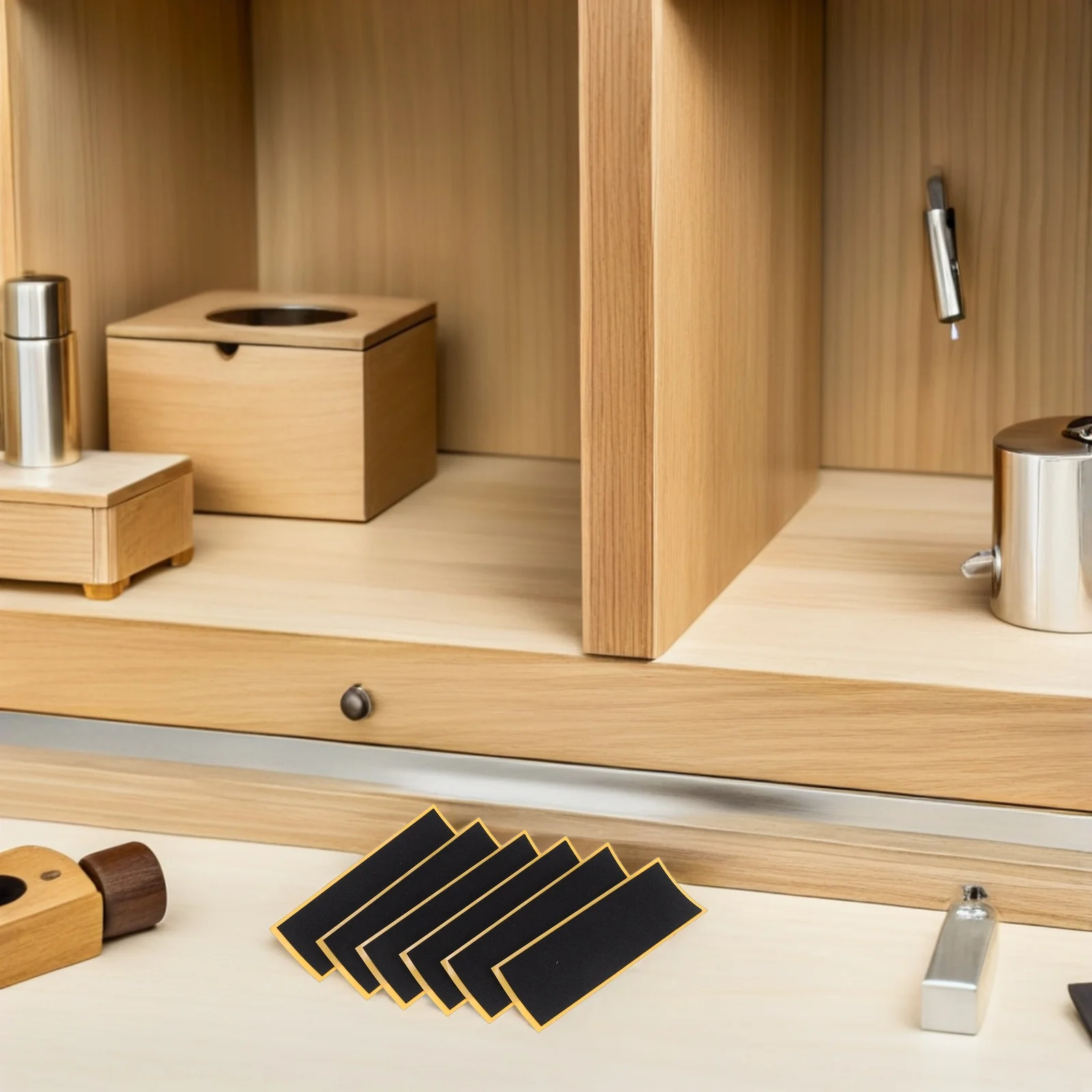 

30Pcs Finger Skateboard Anti Skid Tape Black Foam Pad High Friction Strong Adhesive Mini Deck Stickers 38x110mm Fingerboard Tape