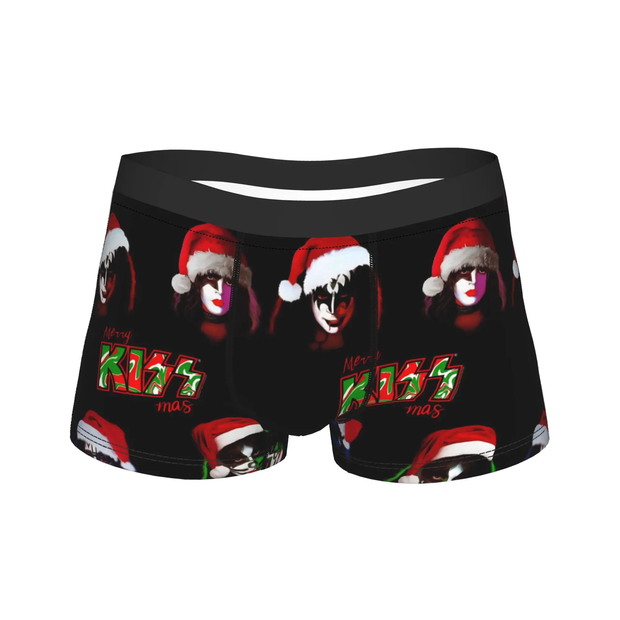

Kiss American Rock Music Band Shorts Briefs Ace Frehley Guitarist Underwear Male Comfortable Boxershorts Large Size Panties