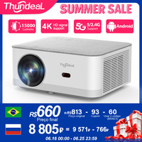 ThundeaL TD92Pro Mini Projector Full HD 1080P Projetor 5G WiFi Android 4K Video TD92 Pro Portable Beamer 3D Movie Home Theater