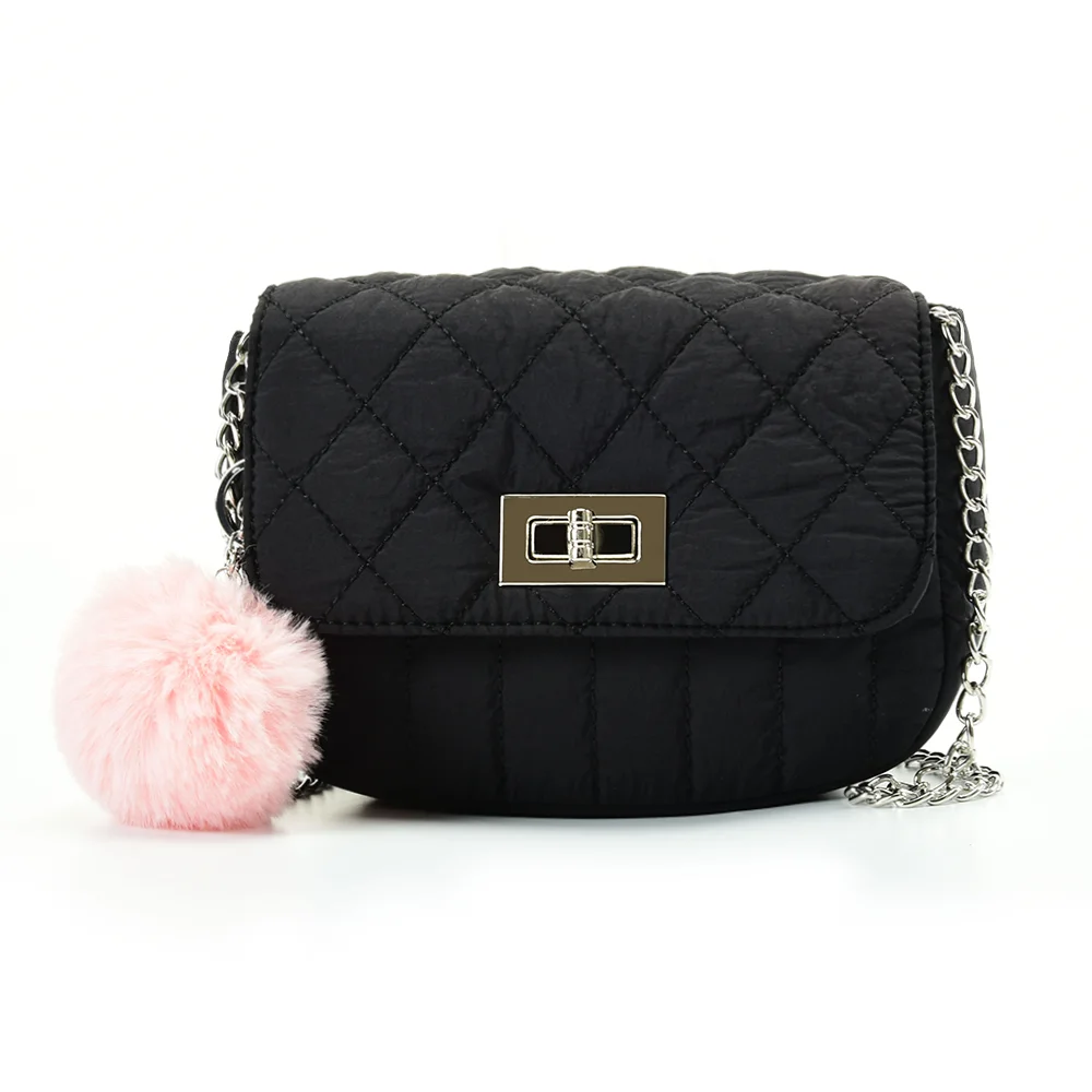 

Crossbody Bag for Woman Cute Purses for Teen Girls Gifts, Small Purse and Quilted Crossbody Bags for Women with Chain, Nylon