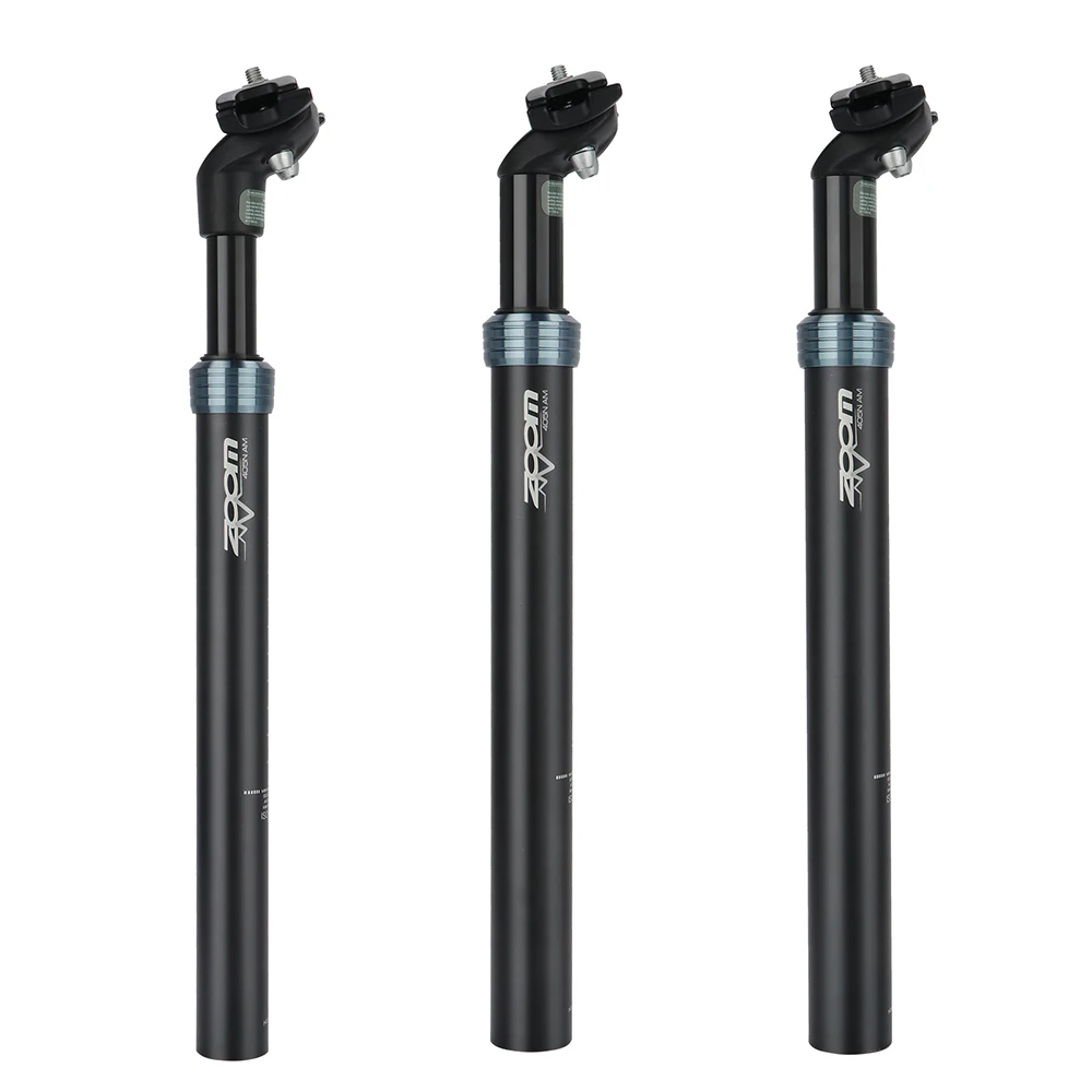 ZOOM Aluminum Alloy Bike Seatpost Road Mountain Bicycle Suspension Seat Post Saddle Tube 27.2/28.6/30.0/30.4/30.9/31.6/33.9mm