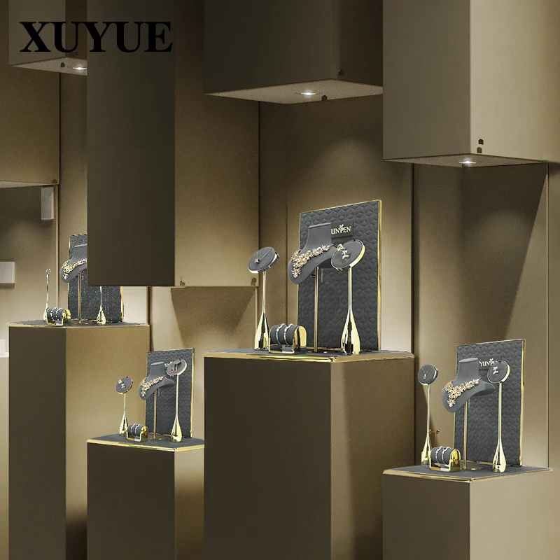 Jewelry display props, high-end counters, shop windows, bracelets, rings, pendants, necklaces, earrings display racks