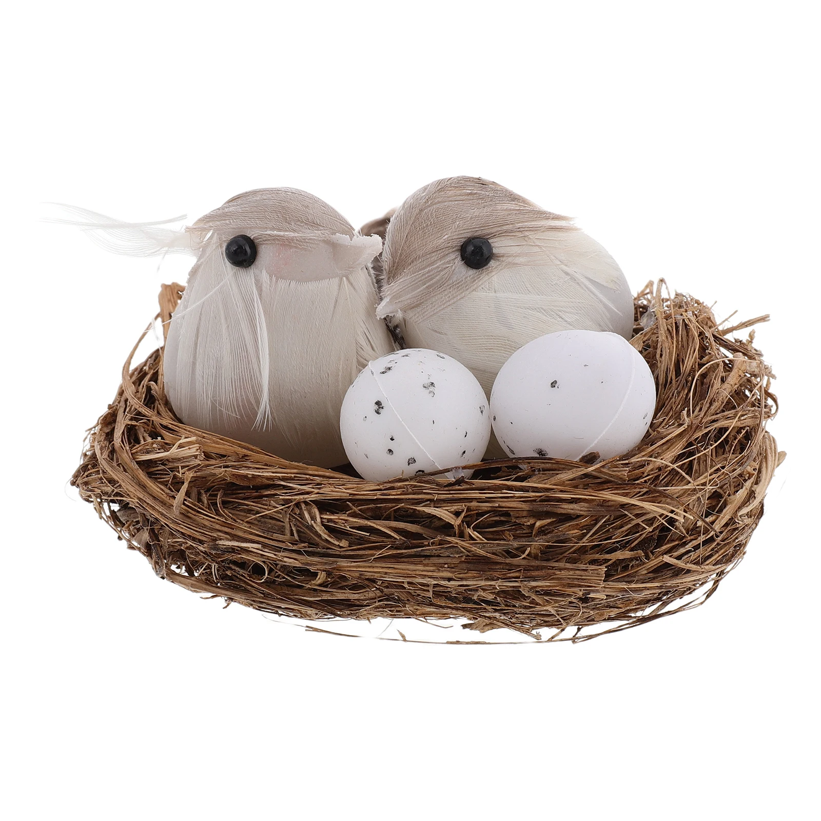 

Simulated Bird's Nest Breeding for House Household Crafts Artificial Decoration Foam Eggs