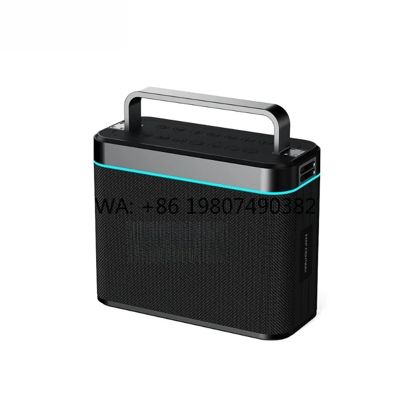 

200W Waterproof Bluetooth Speaker, IPX6 Grade, 20H Playback, Dual Mics, Portable Party Audio System