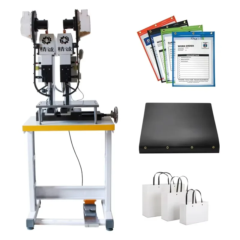 Automatic Eyelet Riveting Machine Double Head Eyelet Machine Supplier