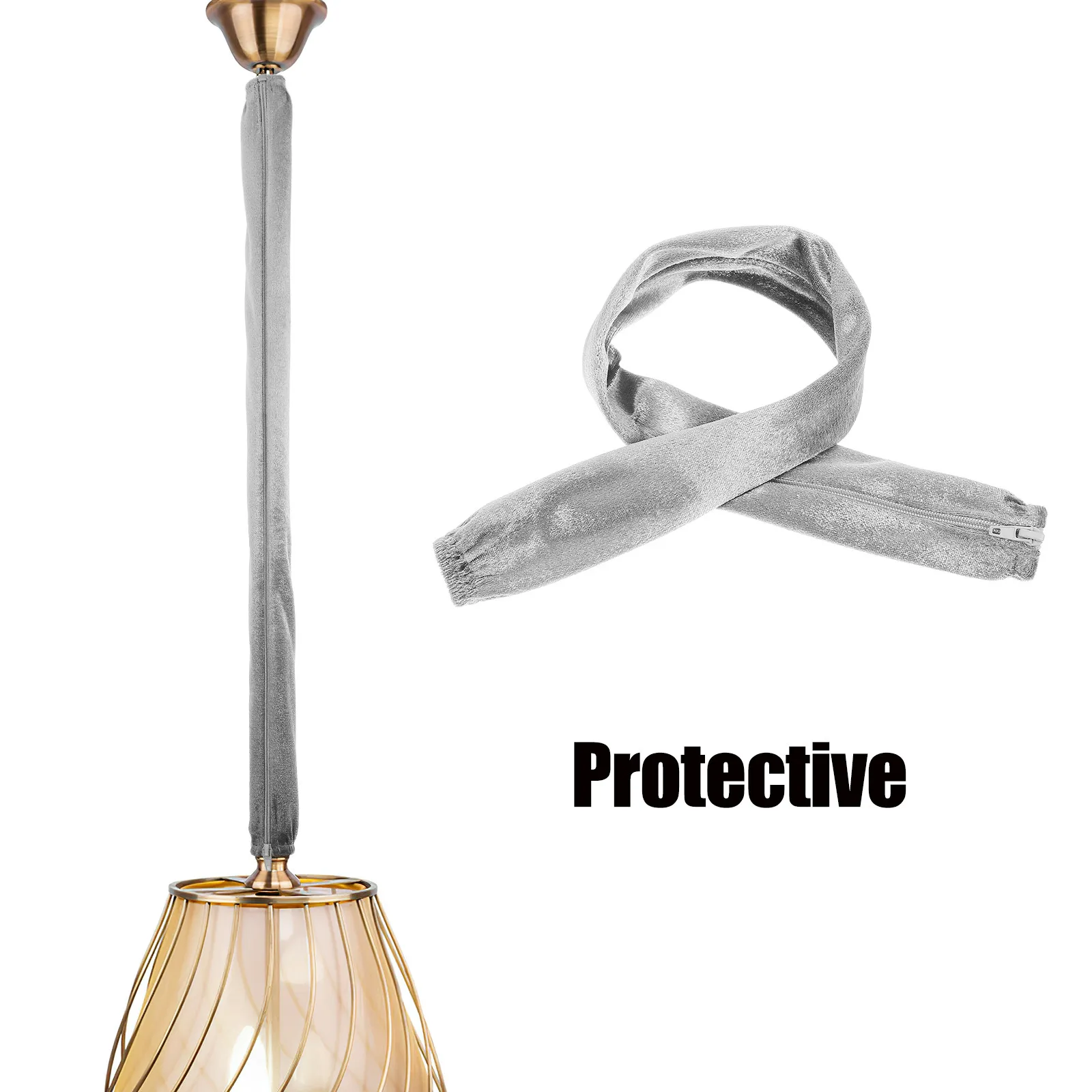 Chandelier Chain Sleeve Removable Fabric Cable Sleeve Lighting Accessories Pendant Chain