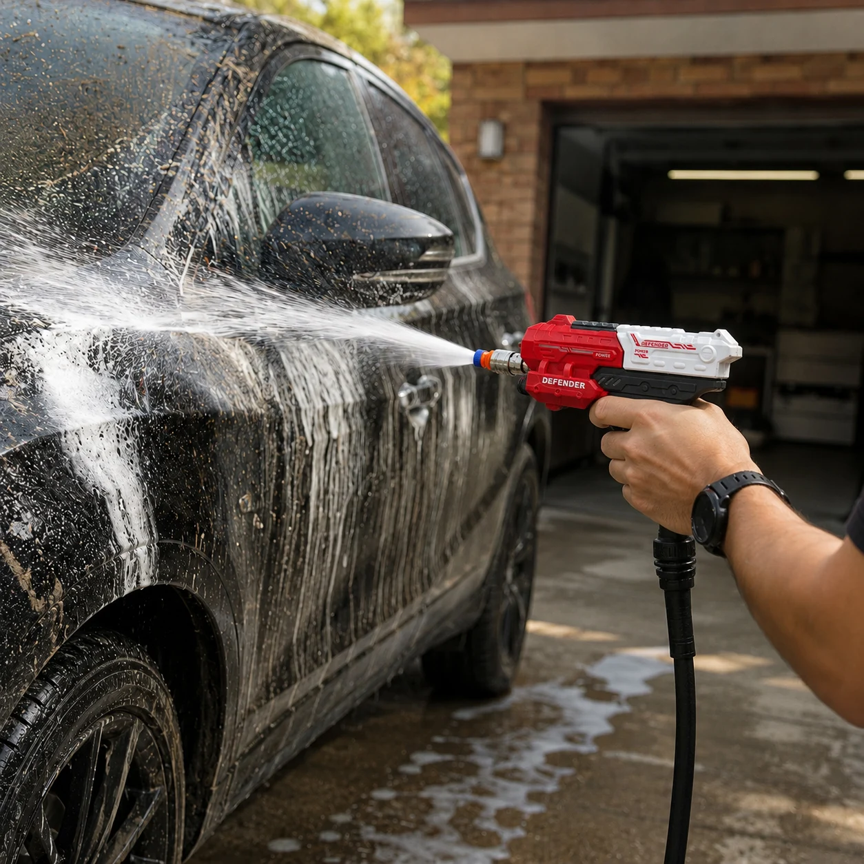 ปืนฉีดน้ำแรงดันสูงแบบ DIY พร้อ - Foam Cannon Car Wash บทวิจารณ์และราคา
