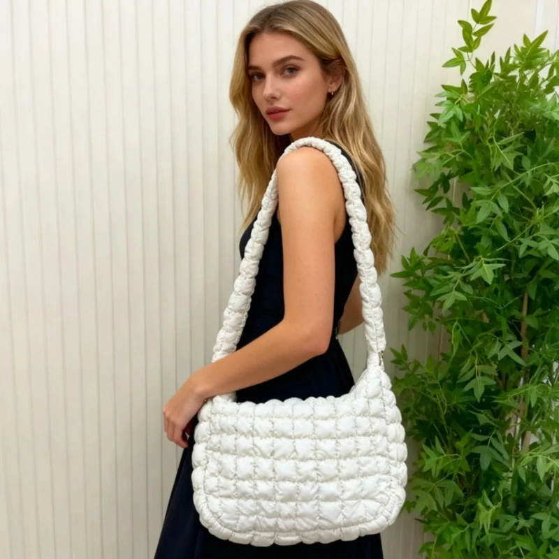 

Мягкая сумка-облако на одно плечо, осень-зима 2022, новая модная сумка через плечо большой вместимости для пригородных поездок в форме клецок