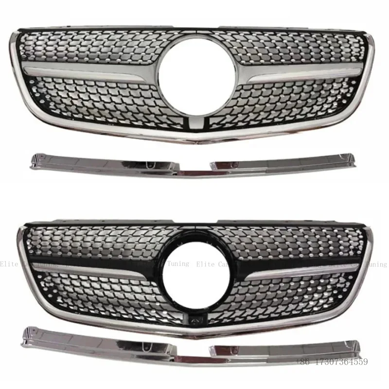 

Upgrade Luxury Front Grille W447 Bumper Grille V Class Vito V260 V250 Car Accessories
