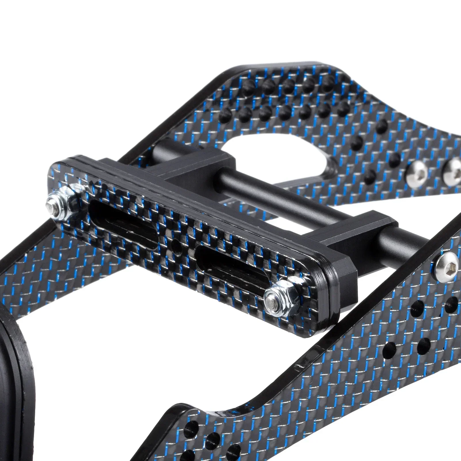 High Performance Gloss Color Carbon Fiber LCG Chassis Kit for 1/10 RC Crawler TRX4 SCX10 Capra AR44 AR45 Cheater Rigs Builders