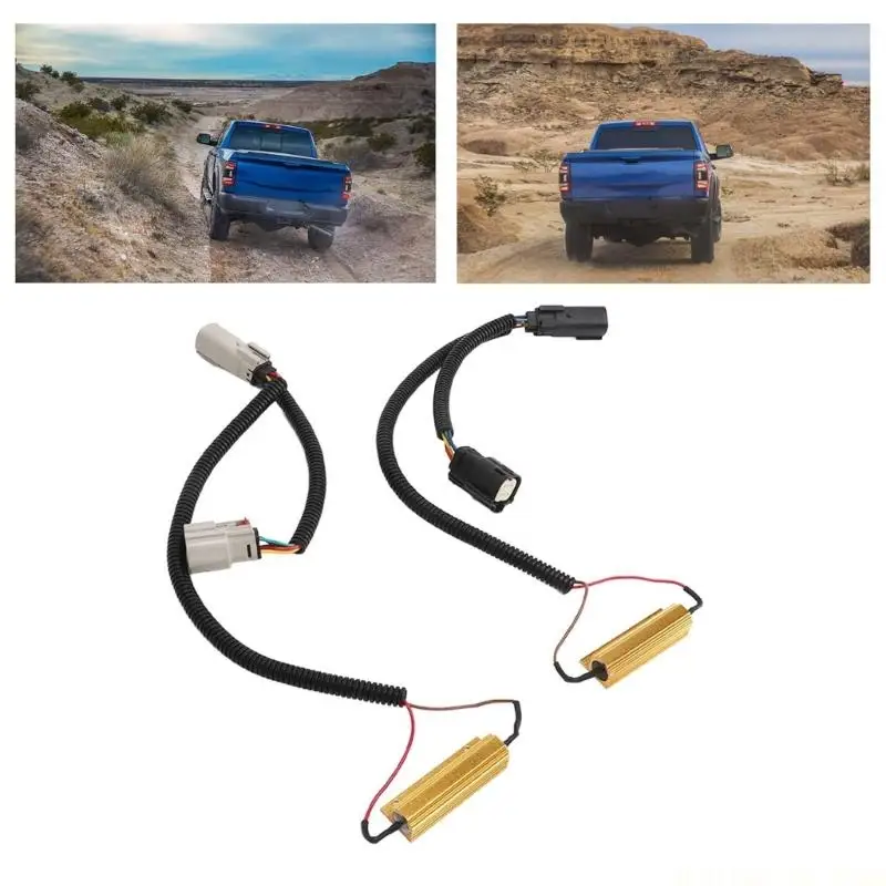 J0MA Improve Your Vehicle Using This LED Tail Light Wiring Harness For Certain Truck Brands