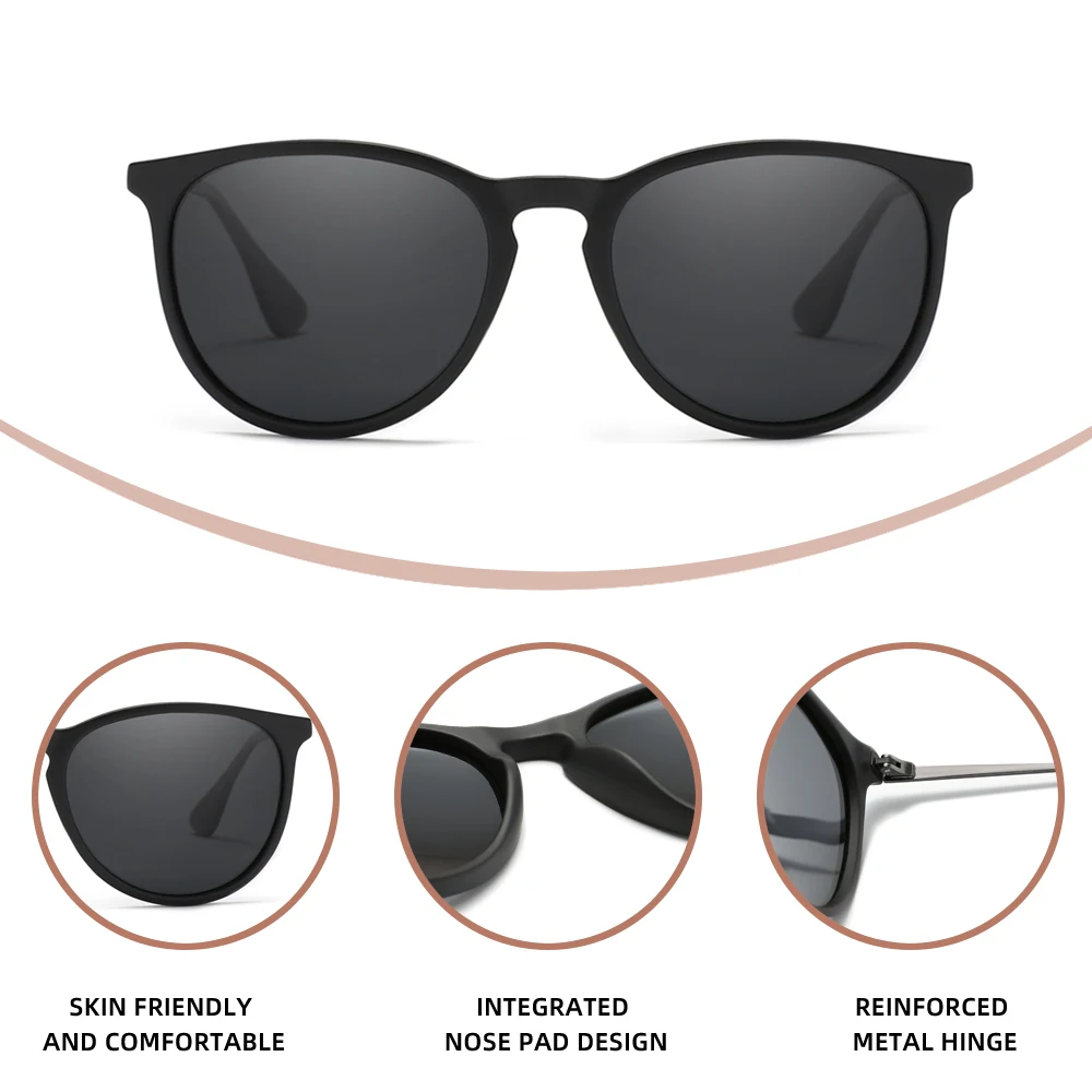 Polarisierte Cat-Eye-Sonnenbrille, Fahrbrille für Damen, modisch, eleganter Stil, Brillenzubehör, UV400, Oculos Gafas – Detail 2
