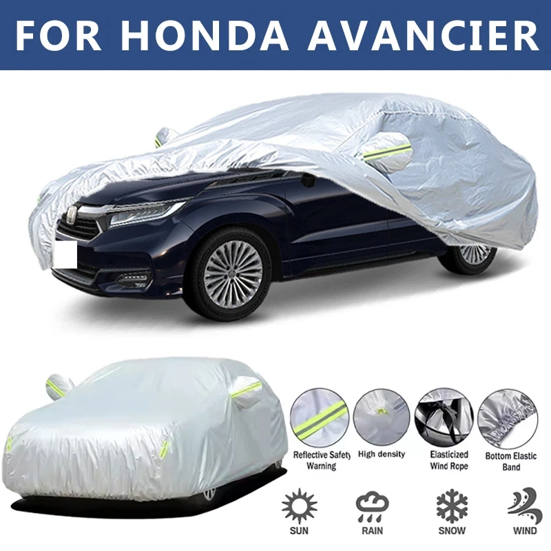 

Для HONDA AVANCIER автомобильный чехол уличные защитные чехлы снежный солнцезащитный козырек водостойкий пылезащитный внешний УФ автомобильные аксессуары