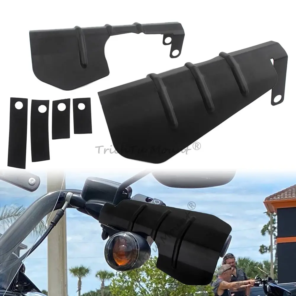 

1 Pair Motorcycle Handguard Protection For Harley 2012-2024 Softail Fat Bob Slim Road King Special Sport Glide Touring Baggers