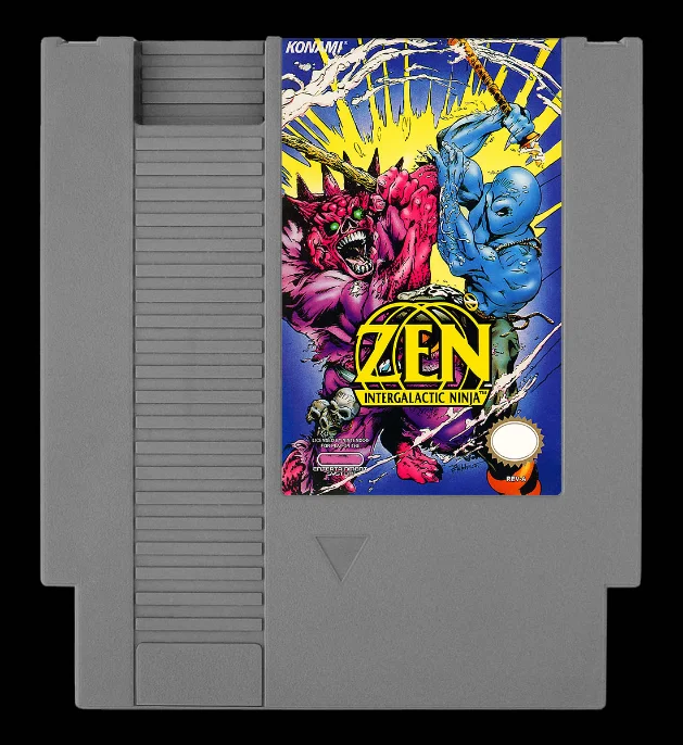 

8bit game card : ZEN INTERGALACTIC NINJA ( NES Version!! cartridge ONLY!! )