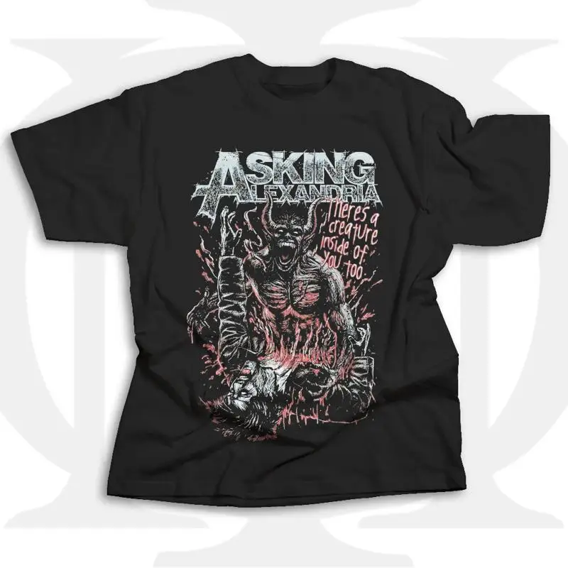 

Редкая черная футболка Asking Alexandria Band For Fan