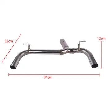 適用於BMW F30 F32 335i 435i 3.0L I6 2012-2016 的 AP03 碳纖維後軸消音器排氣系統 12 最佳銷售 f30排氣 - №9