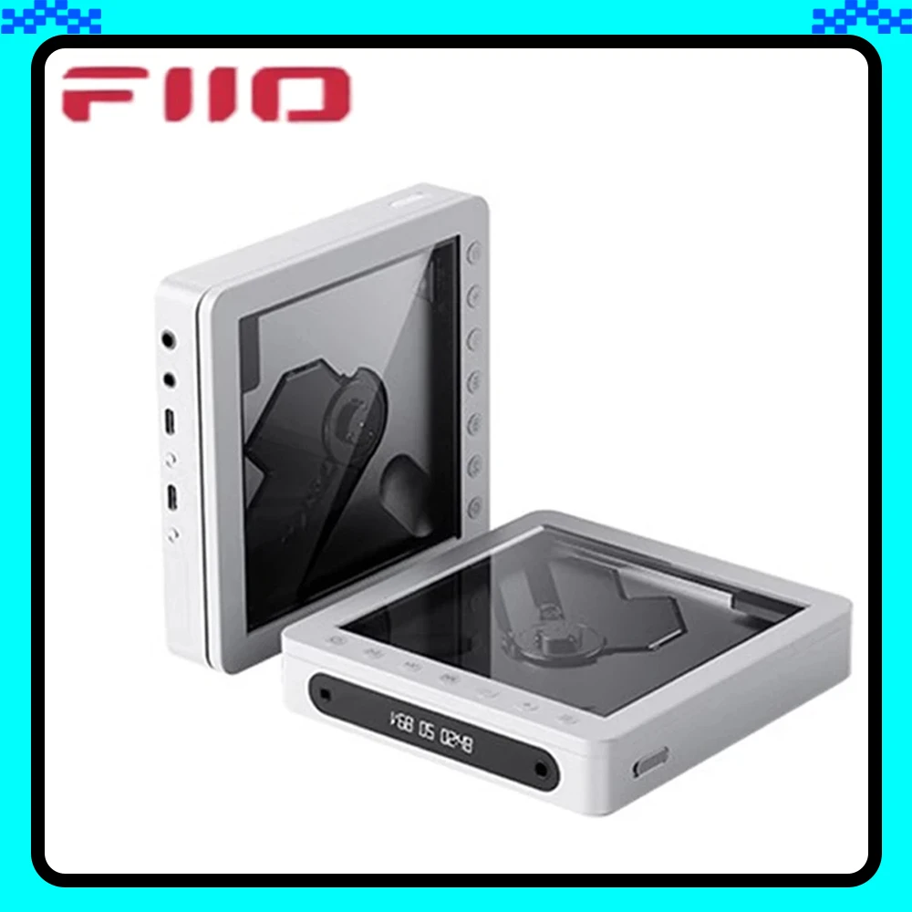 Fiio Dm13 多機能ポータブル ステレオ CD プレーヤー、長持ちするバッテリー、USB リッピング、光学/同軸/3.5mm/4.4mm をサポート