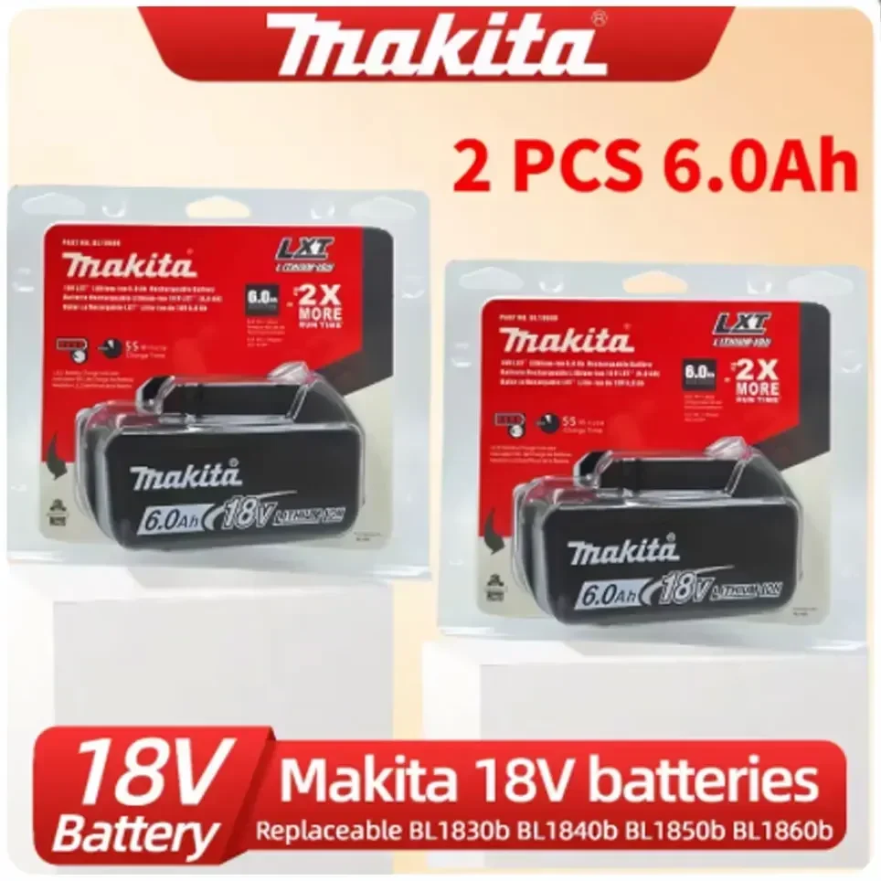 

Makita 18V 6000mAh rechargeable battery, suitable for Makita BL1840 BL1830 BL1830B BL1850 BL1850B original power tool batter