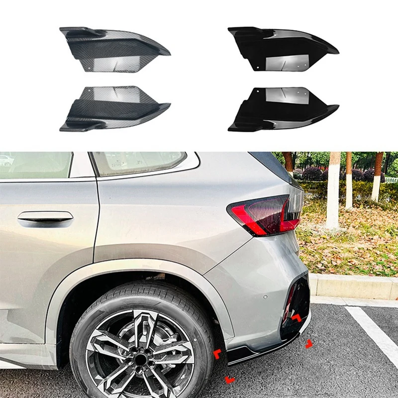 

Car Rear Bumper Lip Diffuser Splitter Winglet Apron Spoiler For BMW X1 IX1 U11 M Sport 2023+