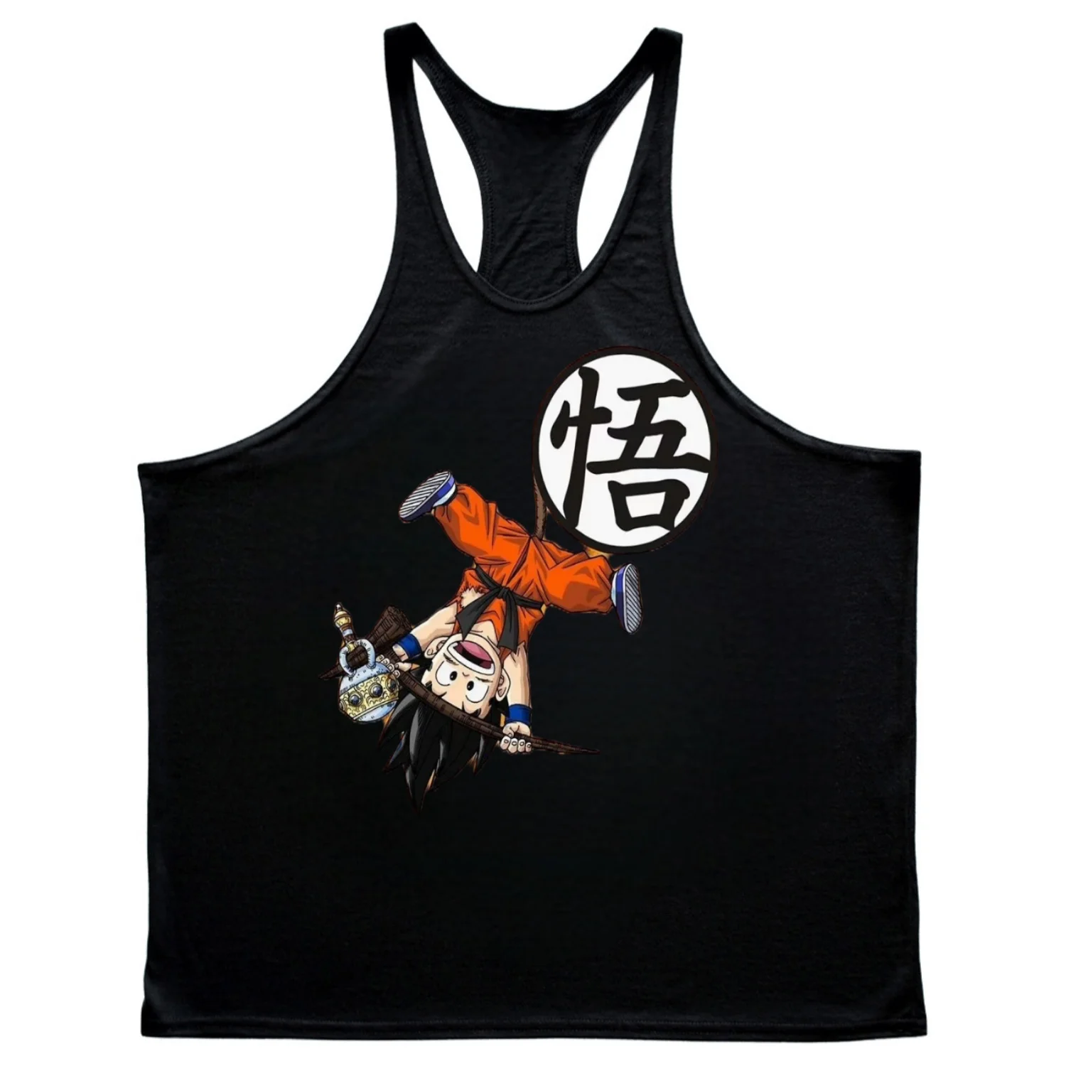 Herren Sommer TankTop Baumwolle Weste Japanische Dragon Ball Anime Grafik Männlich GYM Kleidung Fitness Muskel Shirt Ärmelloses Sweatshirt